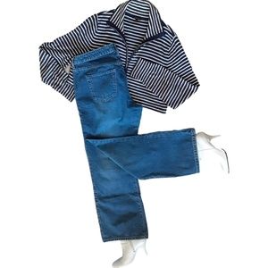 Halogen  Mid/Rise Jeans (Moderate Bootcut Leg)